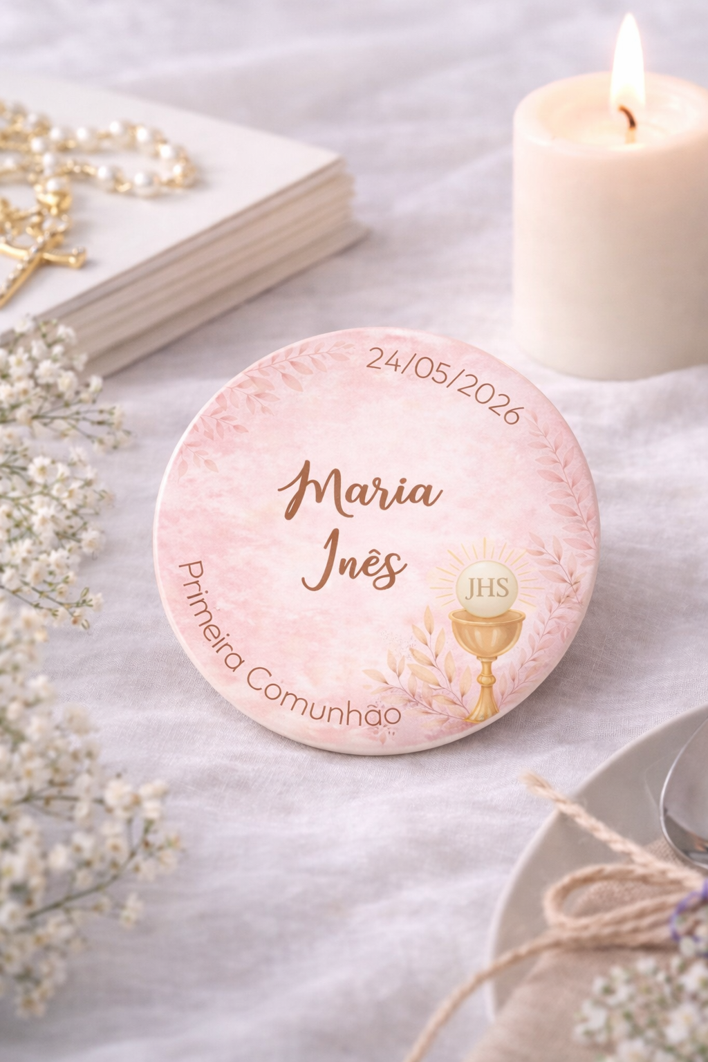 Botânica Pink - Redondo Cálice