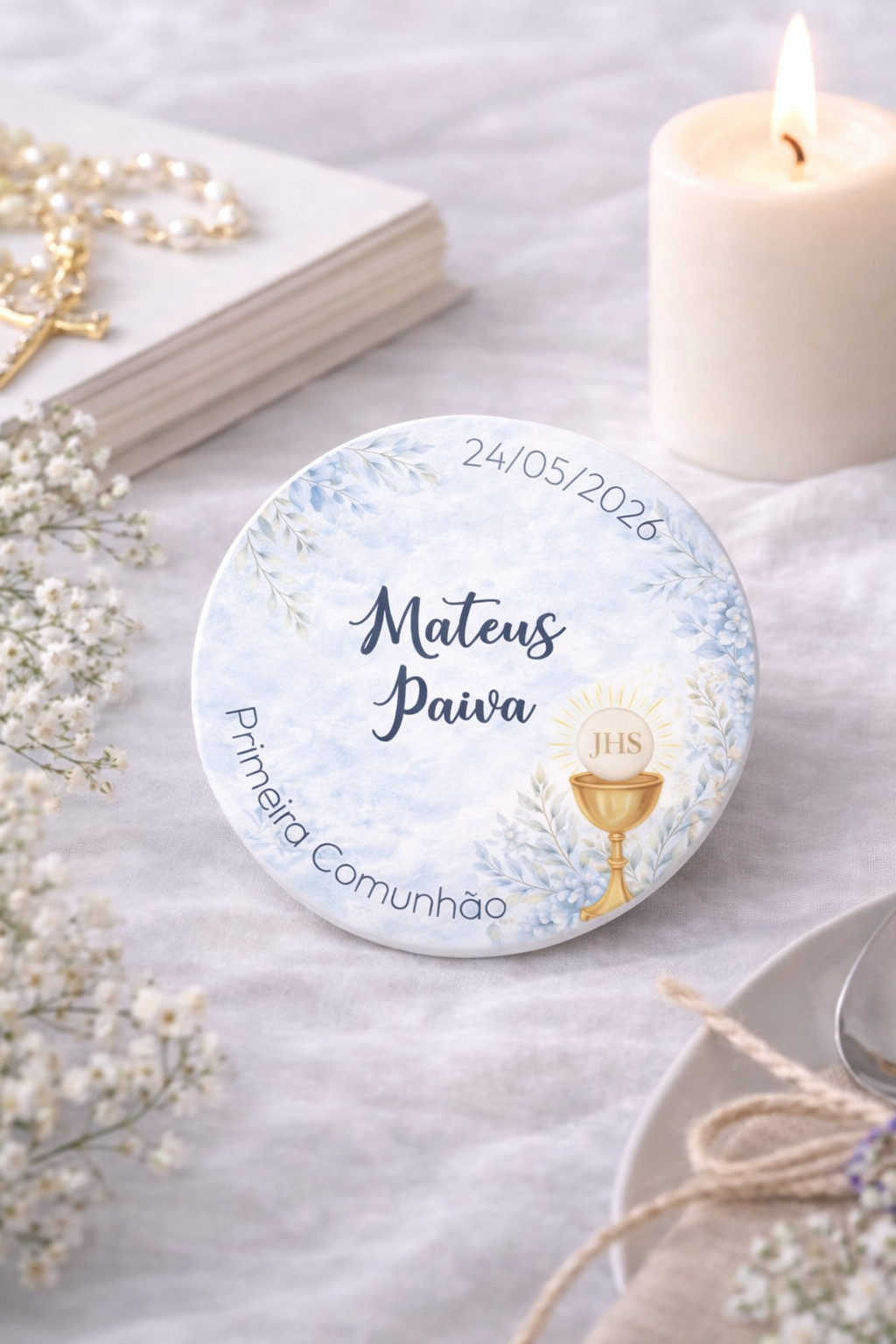 Botânica Blue - Redondo Cálice