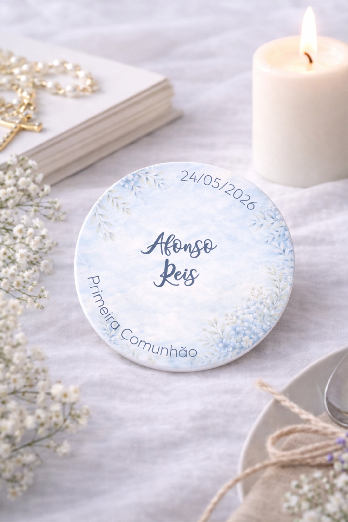 Botânica Blue - Redondo Floral