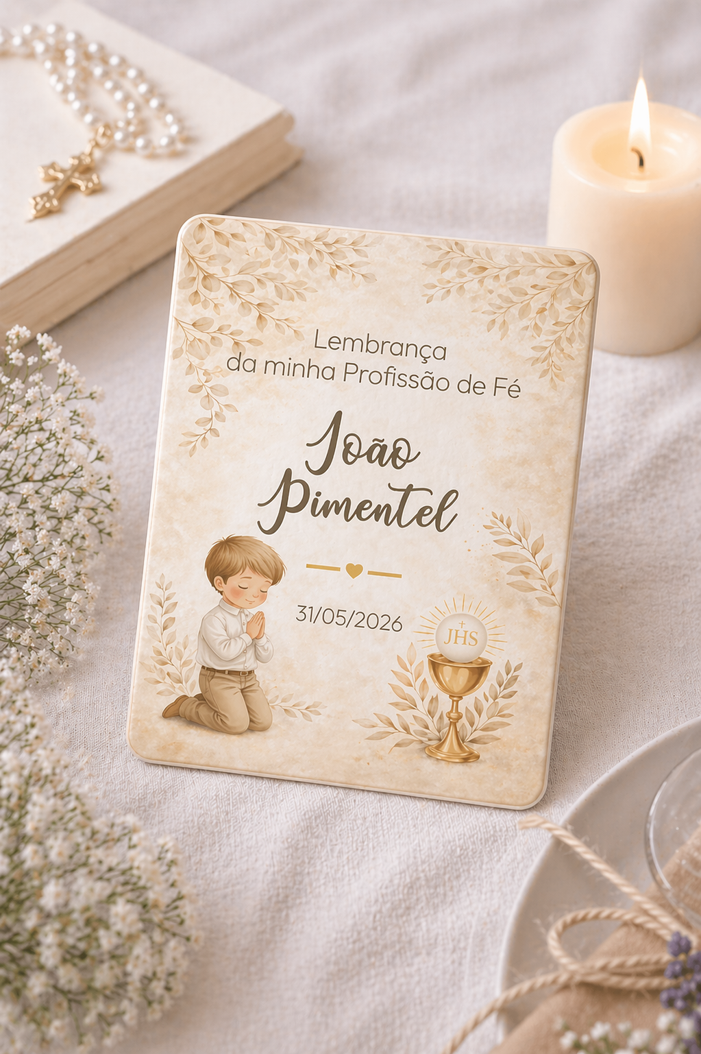 Botânica Gold - Retangular Menino