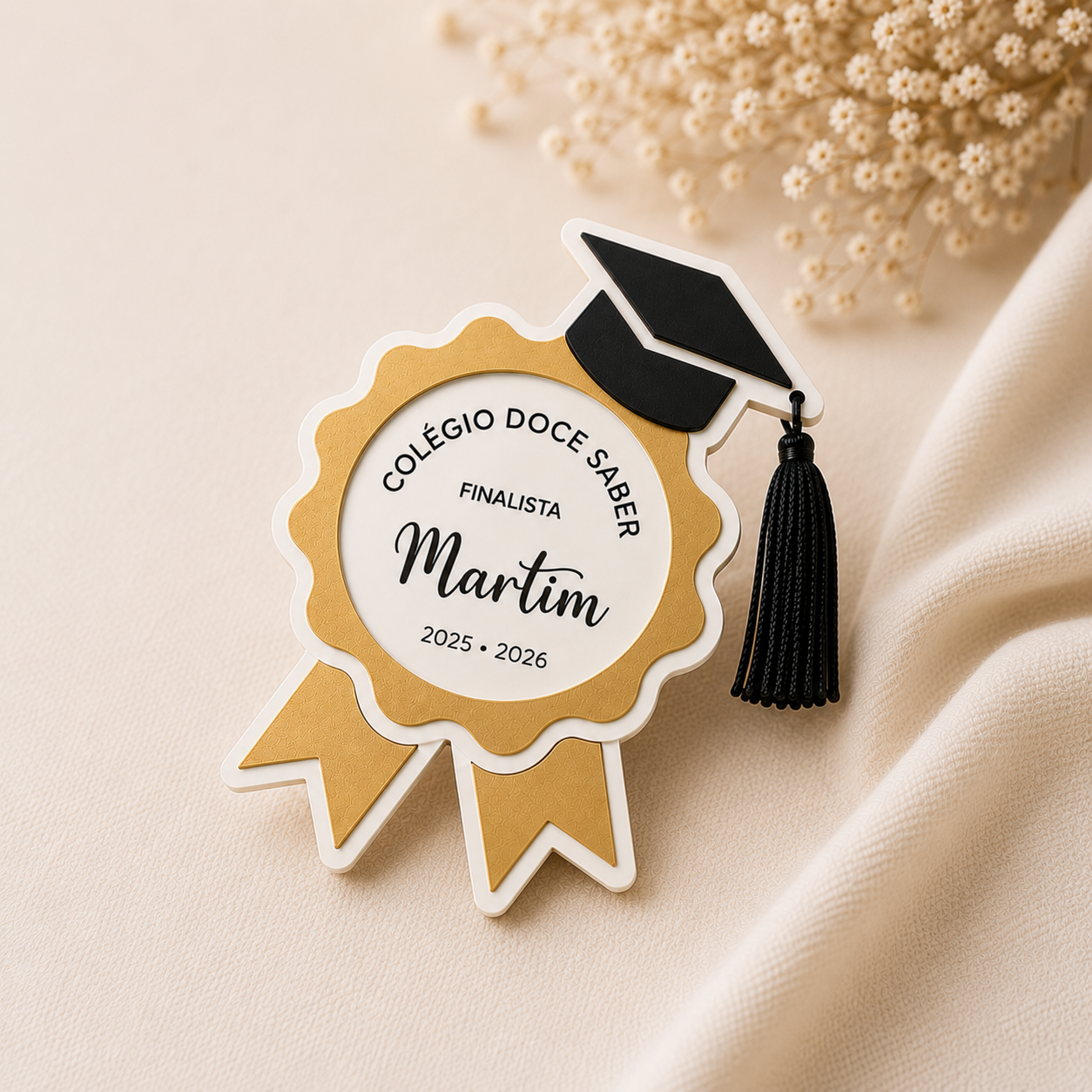 Conquistas – Pregadeira/Íman Finalista Personalizada