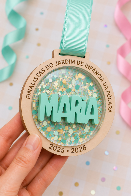 Conquistas — Medalha Finalista Personalizada