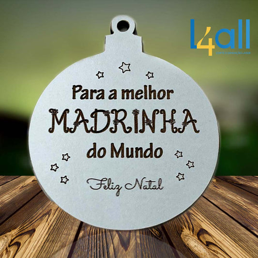 Bola de Natal - Madrinha