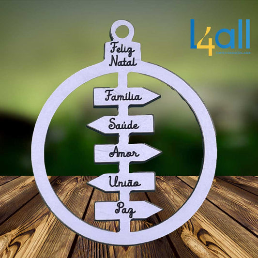 Bola de Natal Desejos