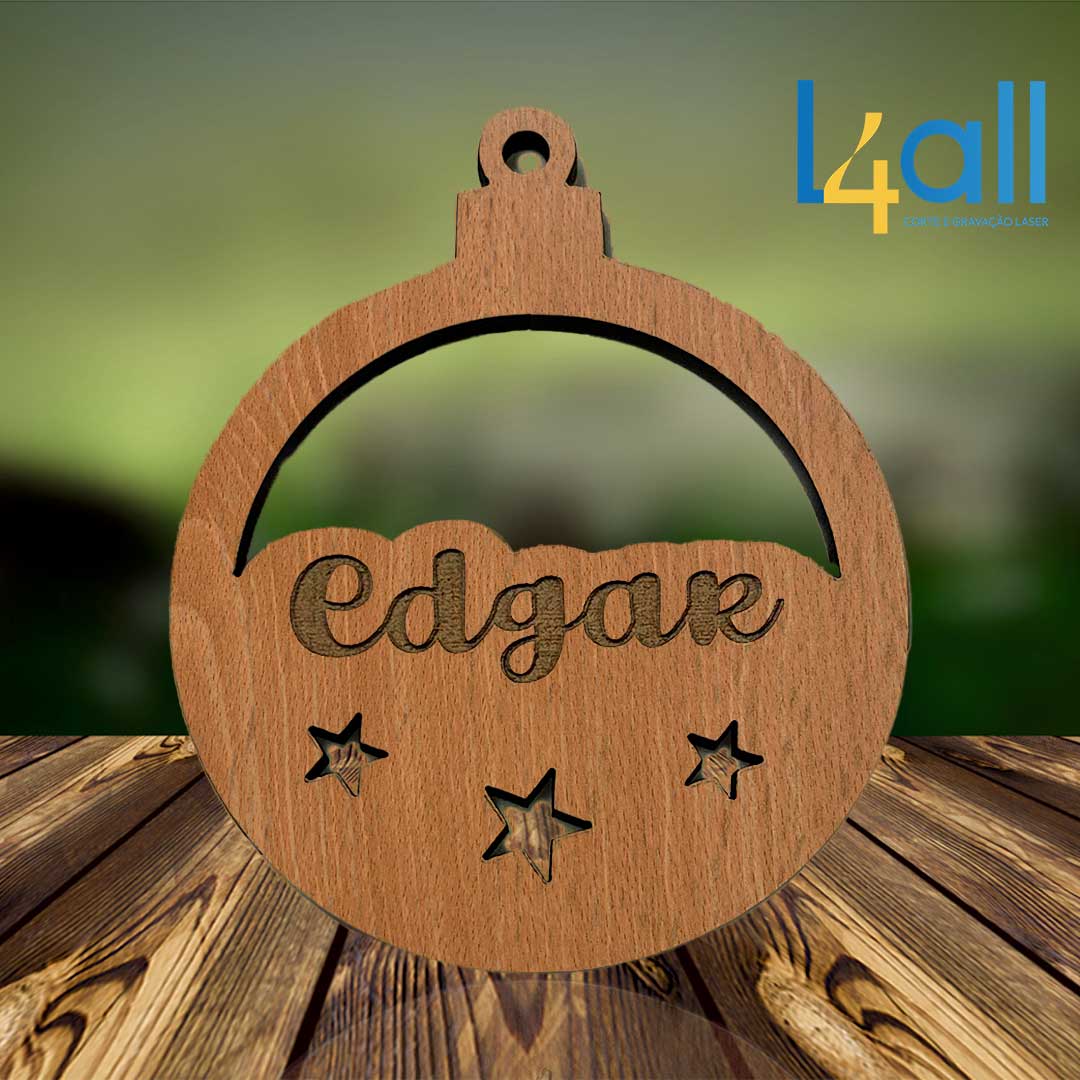 Bola de Natal - Edgar