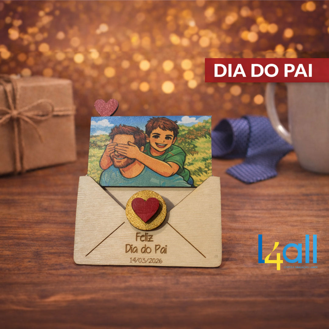 Íman Envelope com Fotografia