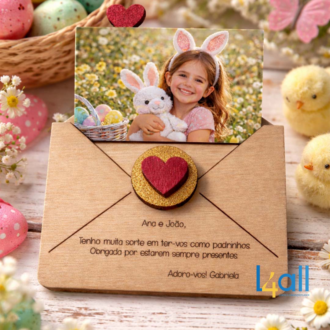 Íman Envelope com Fotografia
