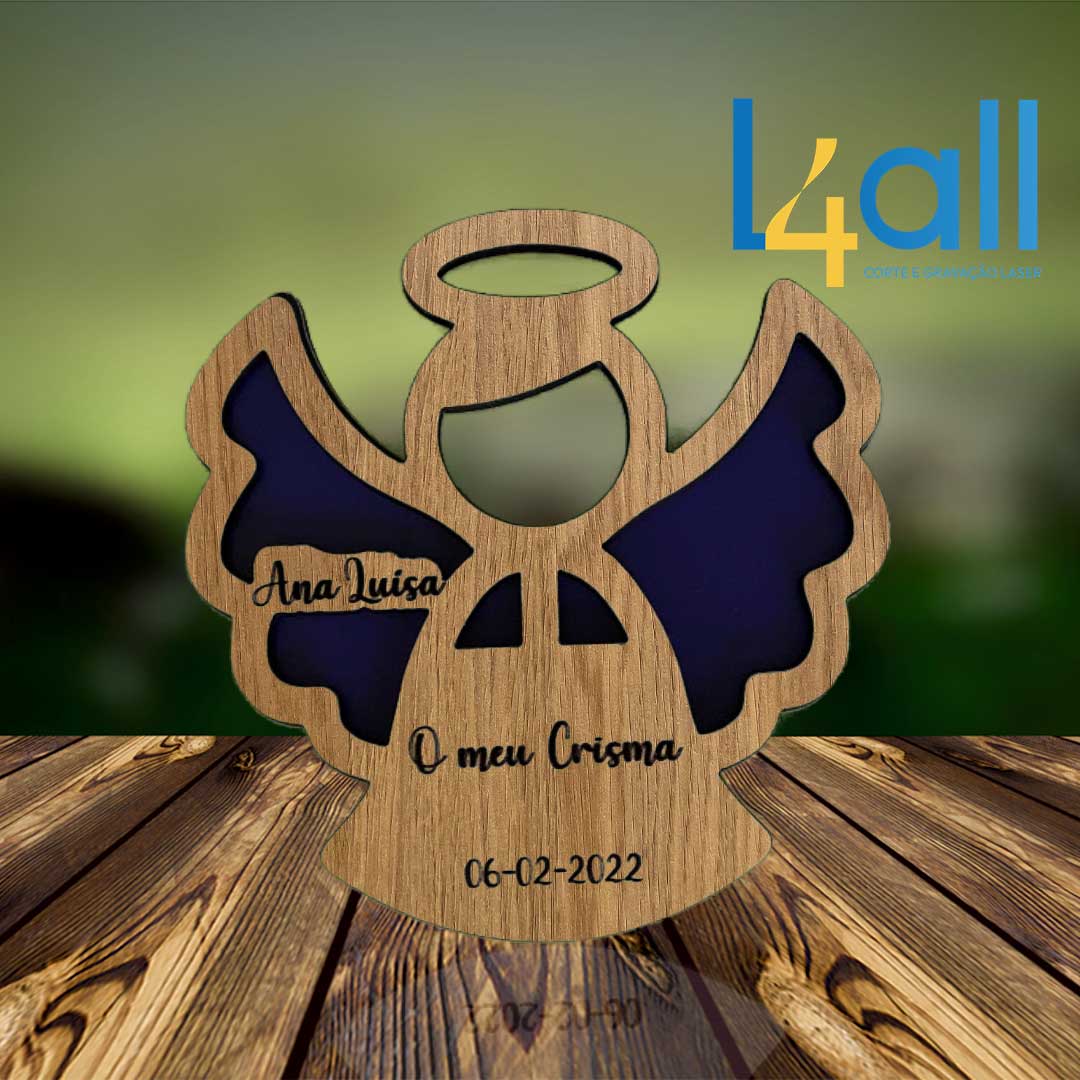 Íman Anjo com Fundo